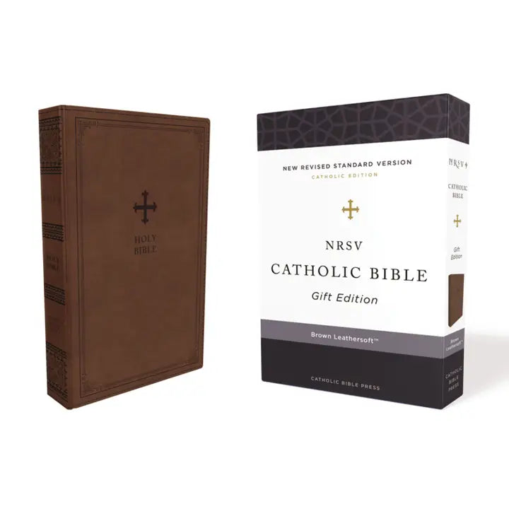 NRSV Catholic Bible- Gift Edition- Brown