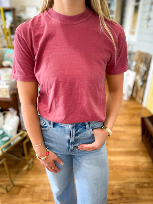 Chili- Basic Fit T-Shirt Comfort Colors