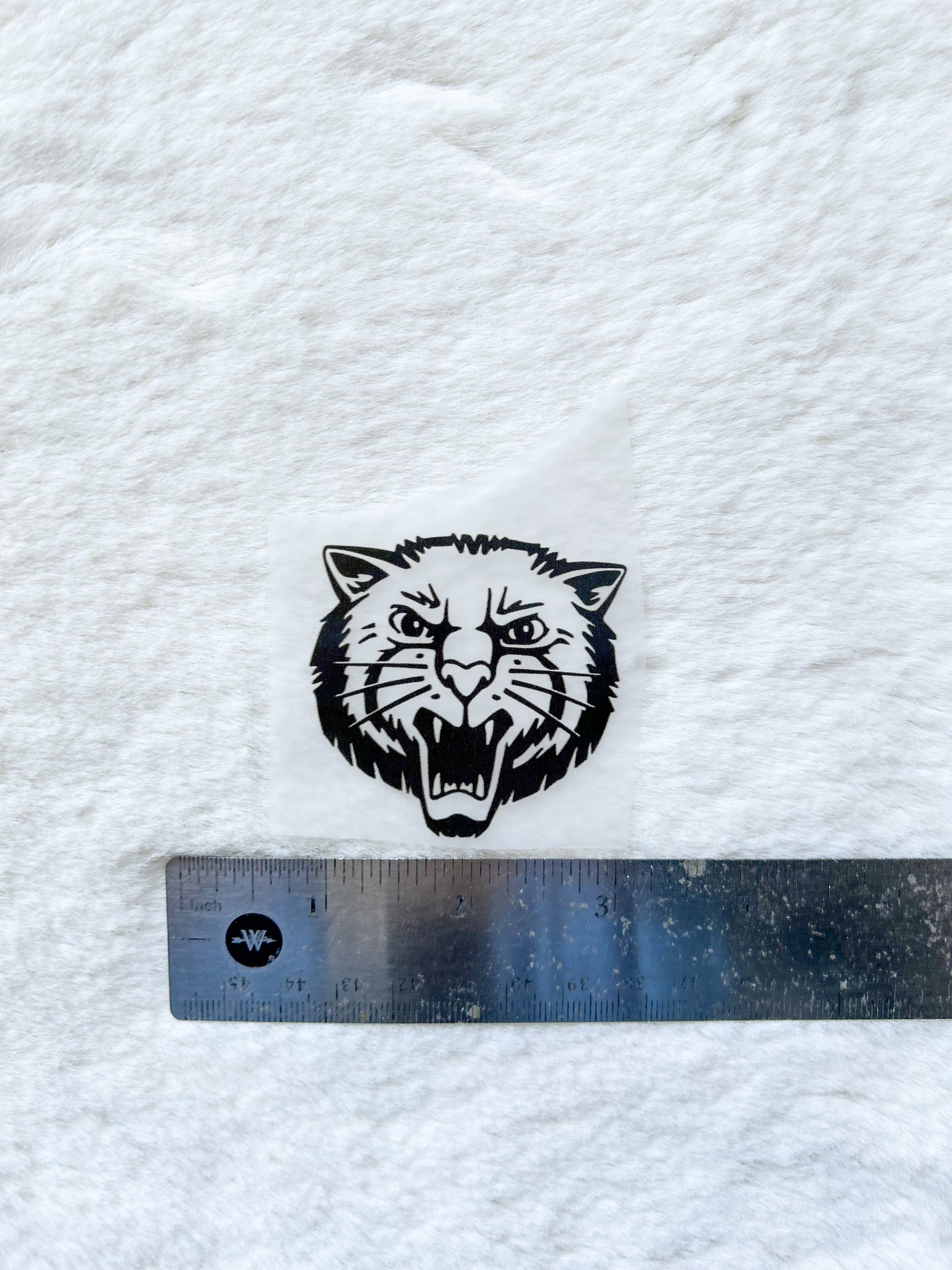 Transfer- Small Black Bobcat