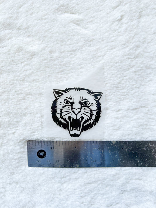 Transfer- Small Black Bobcat