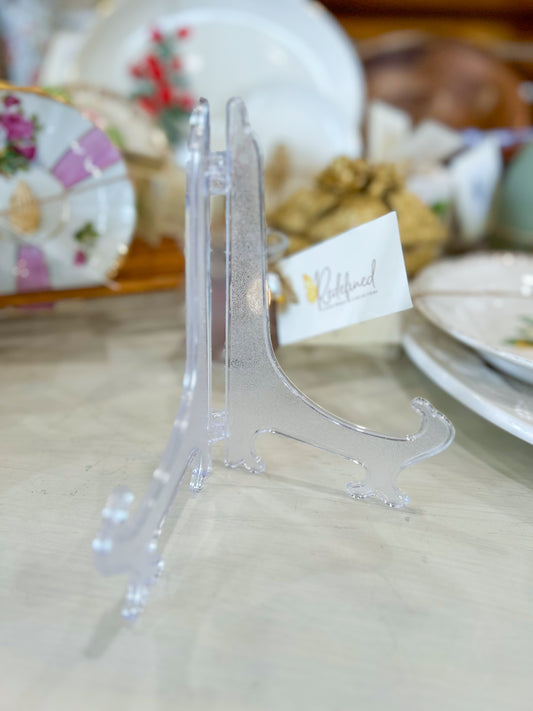 6" Clear Easel