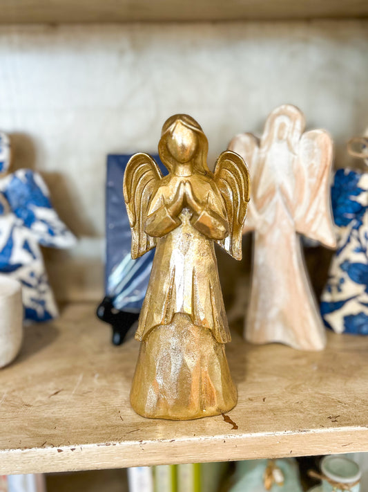 Golden Praying Angel
