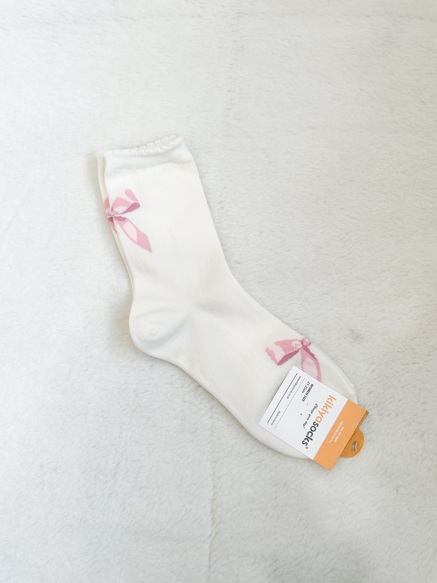 Kikiya Socks- Bow Bliss