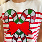 Red Stripe Candy Cane Cutie Sweater