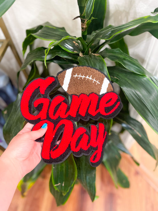 Patch- Game Day Red