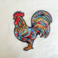 Patch- Large Mardi Gras Chicken on the Run