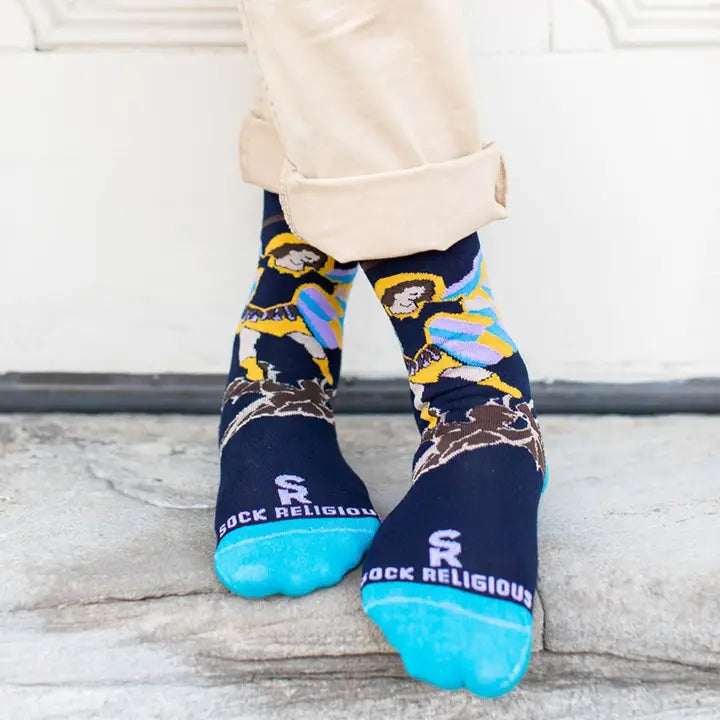 St. Michael Adult Xl Socks
