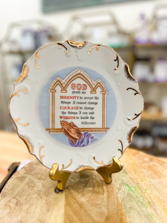 Serenity Prayer Decorative Plate
