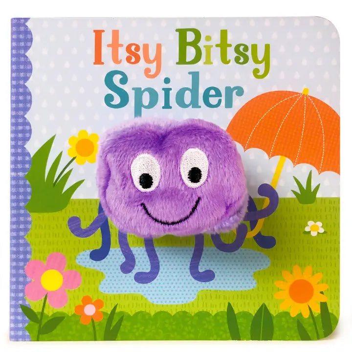 Itsy Bitsy Spider Nursery Rhyme Puppet Book