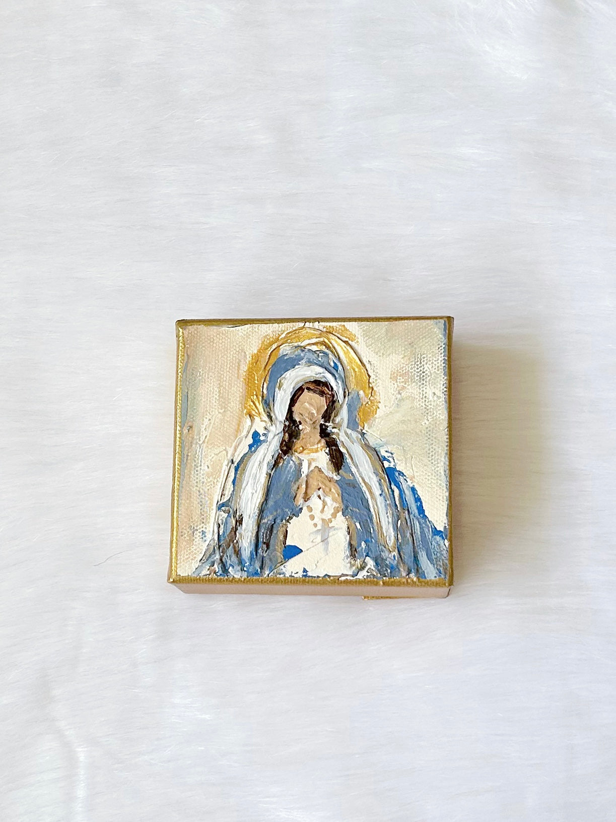 4x4 Block Canvas Our Lady of Grace