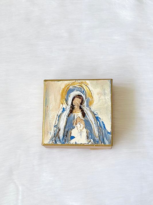 4x4 Block Canvas Our Lady of Grace