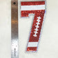 Patch- Football Number 7