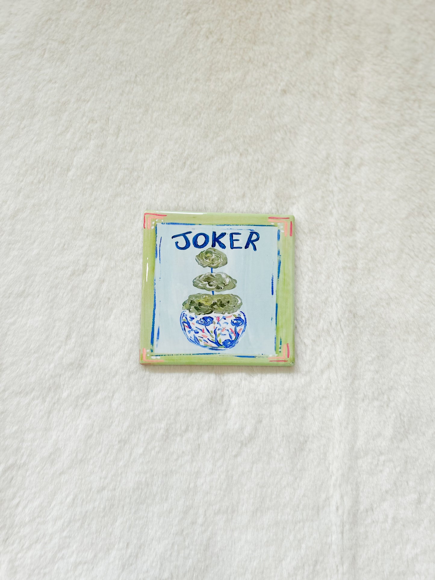 Mahjong Coaster with Joker - GA