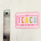 Patch-Teach Them To Be Kind