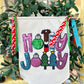 Holly Jolly Door Banner Pink/Green/Blue