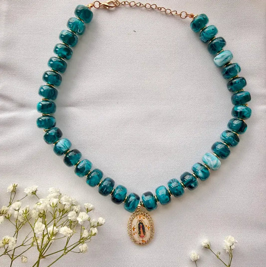 Our Lady of Guadalupe’s Jewels Beaded Necklace- Harleigh Leonards