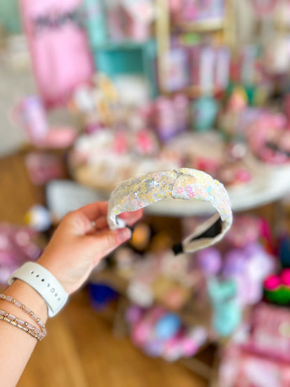 Flower Sequin Headband