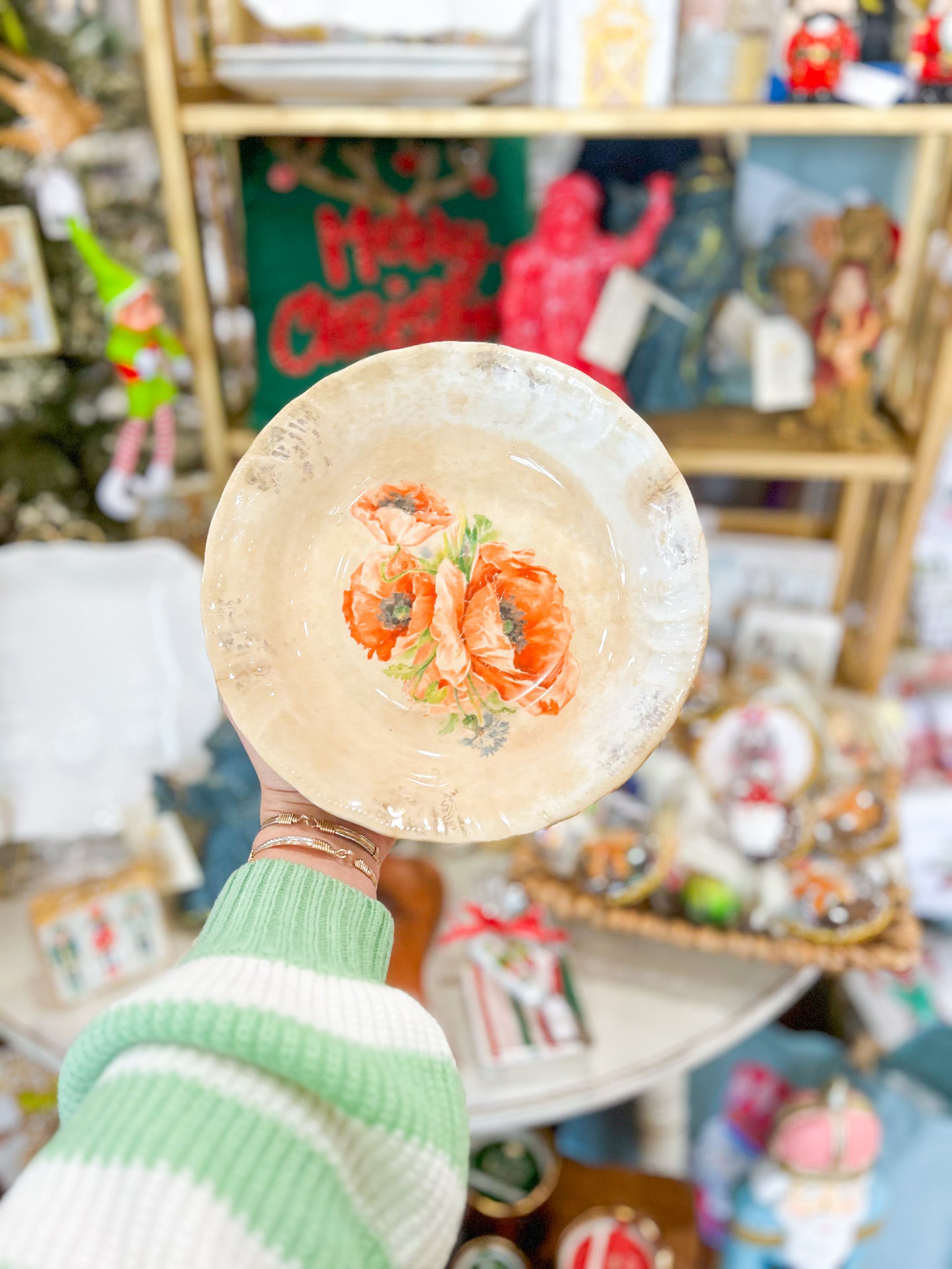 Vintage Harker Poppy Bowl