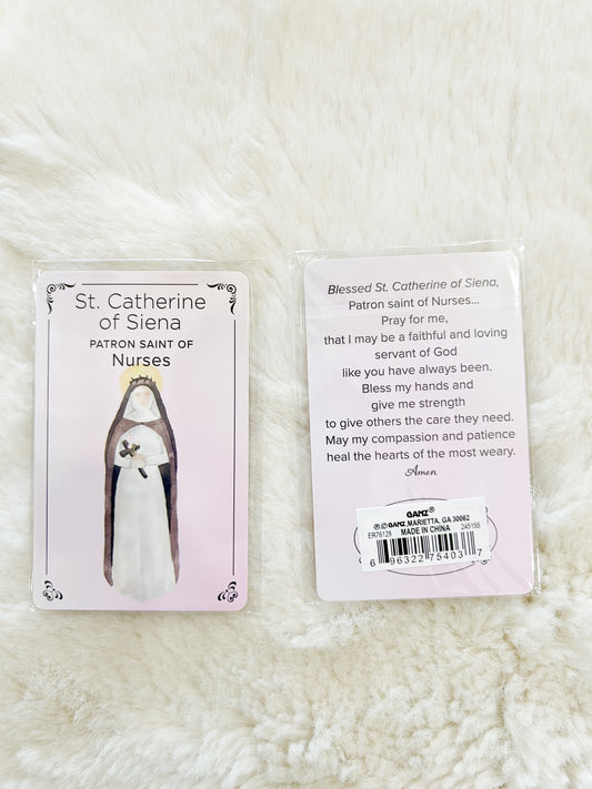St. Catherine of Siena Prayer Pocket Cards