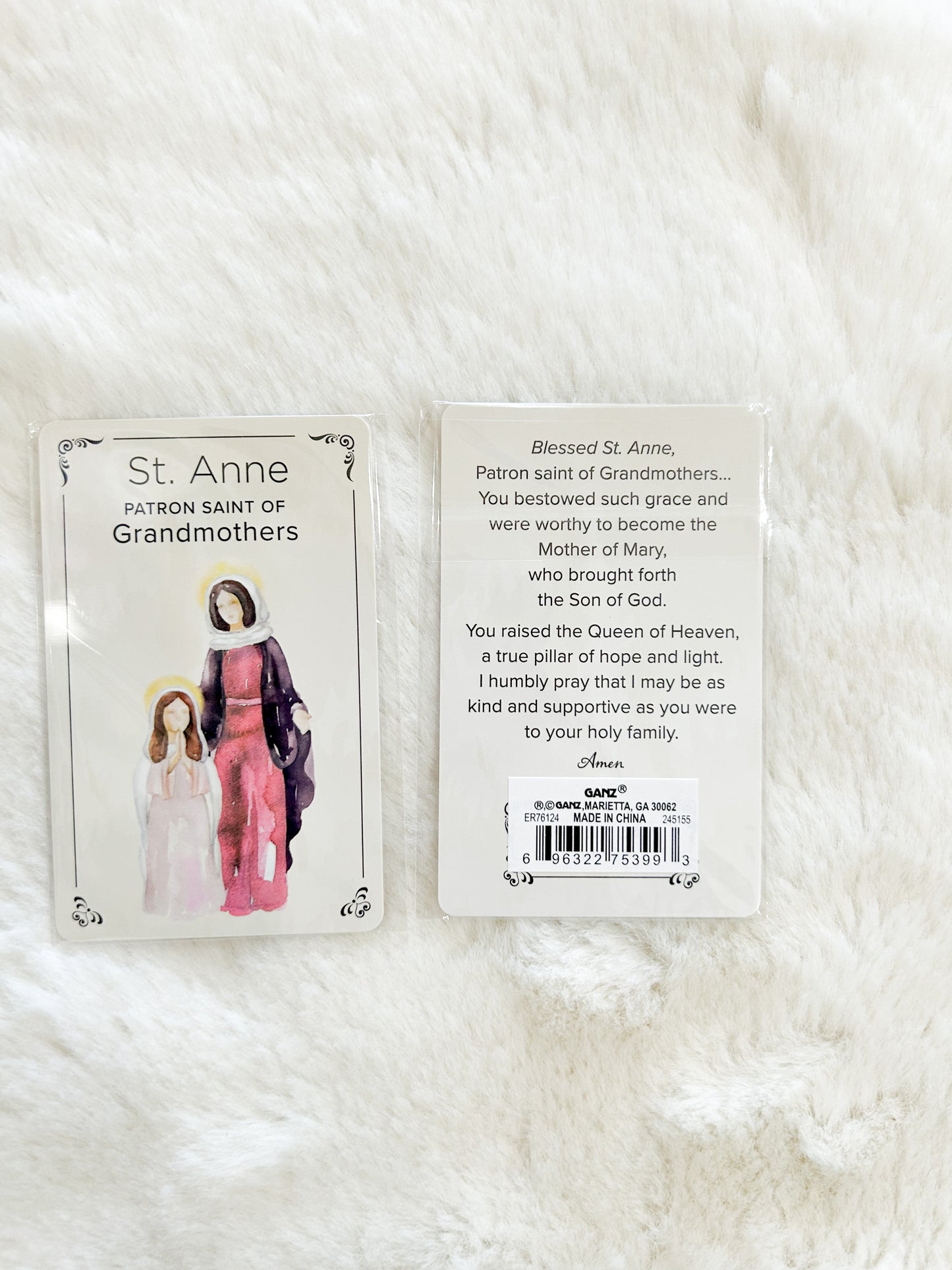 St. Anne Prayer Pocket Cards