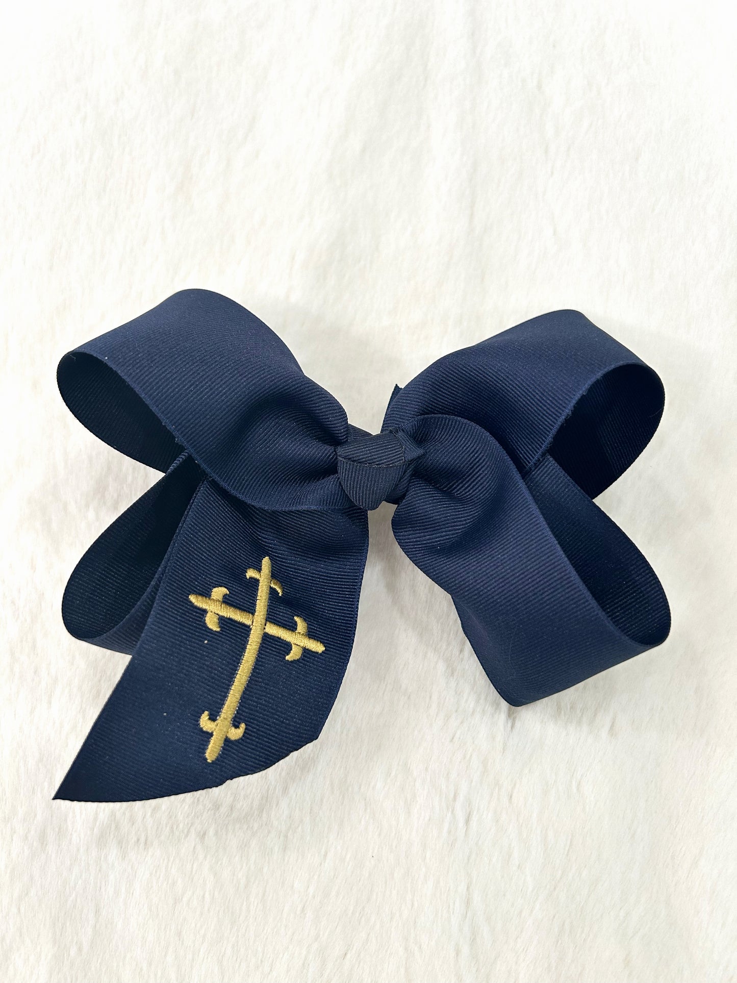 Rose Classic Bow with Cross