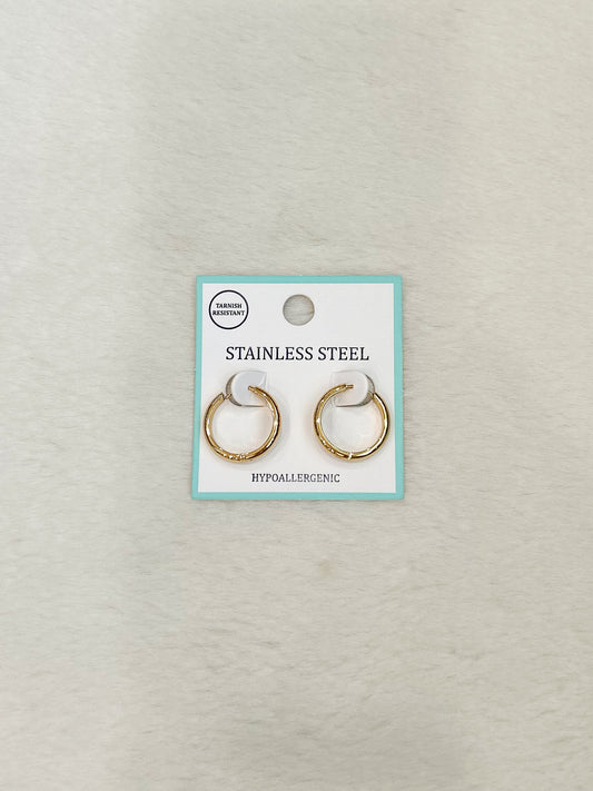 Scout Gold Hoops Medium