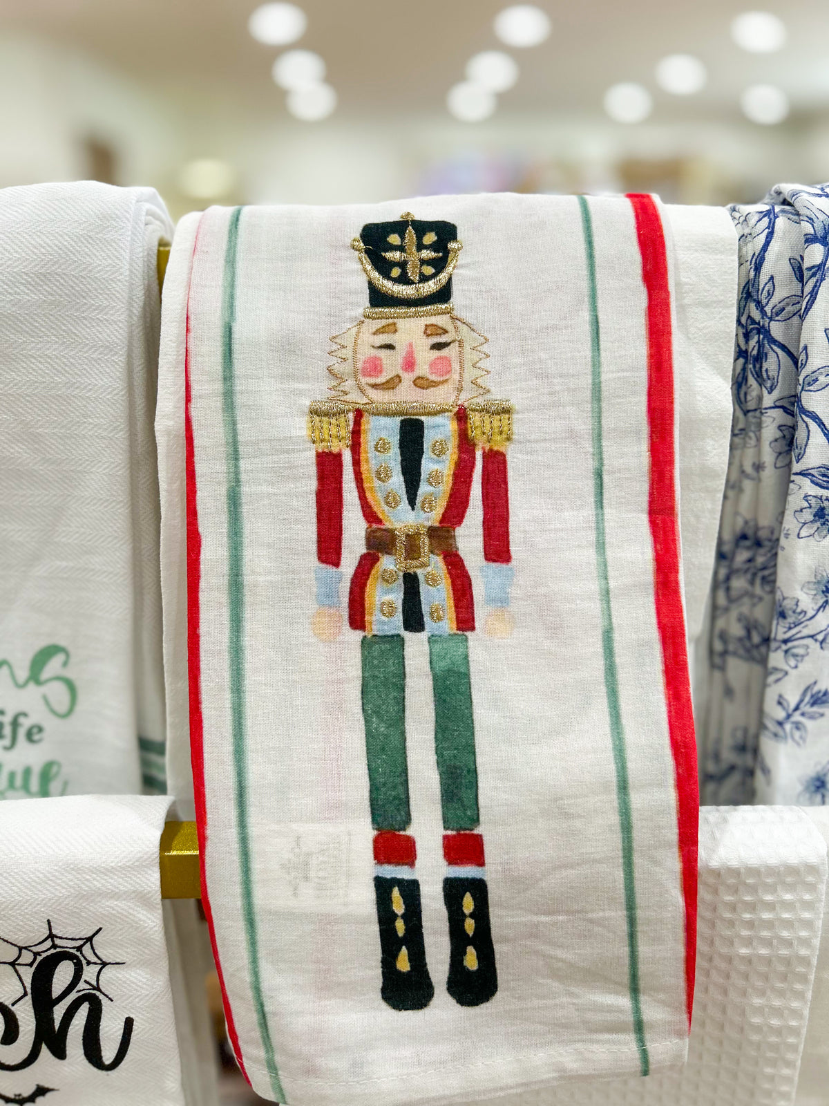 Merry Nutcracker Hand Towel