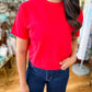 Red- Basic Fit T-Shirt Comfort Colors