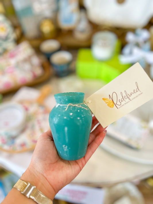 Light Blue Decorative Vase