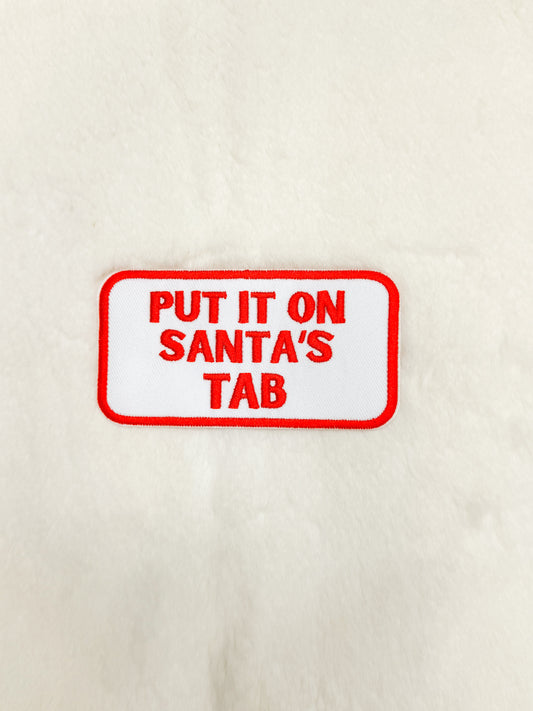 Patch- Put it on Santa's Tab