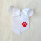 Maria Hanging Bow with Paw Print