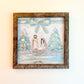 Bow Nativity Framed Art 18x18