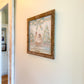 Bow Nativity Framed Art 18x18