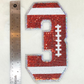 Patch- Football Number 3