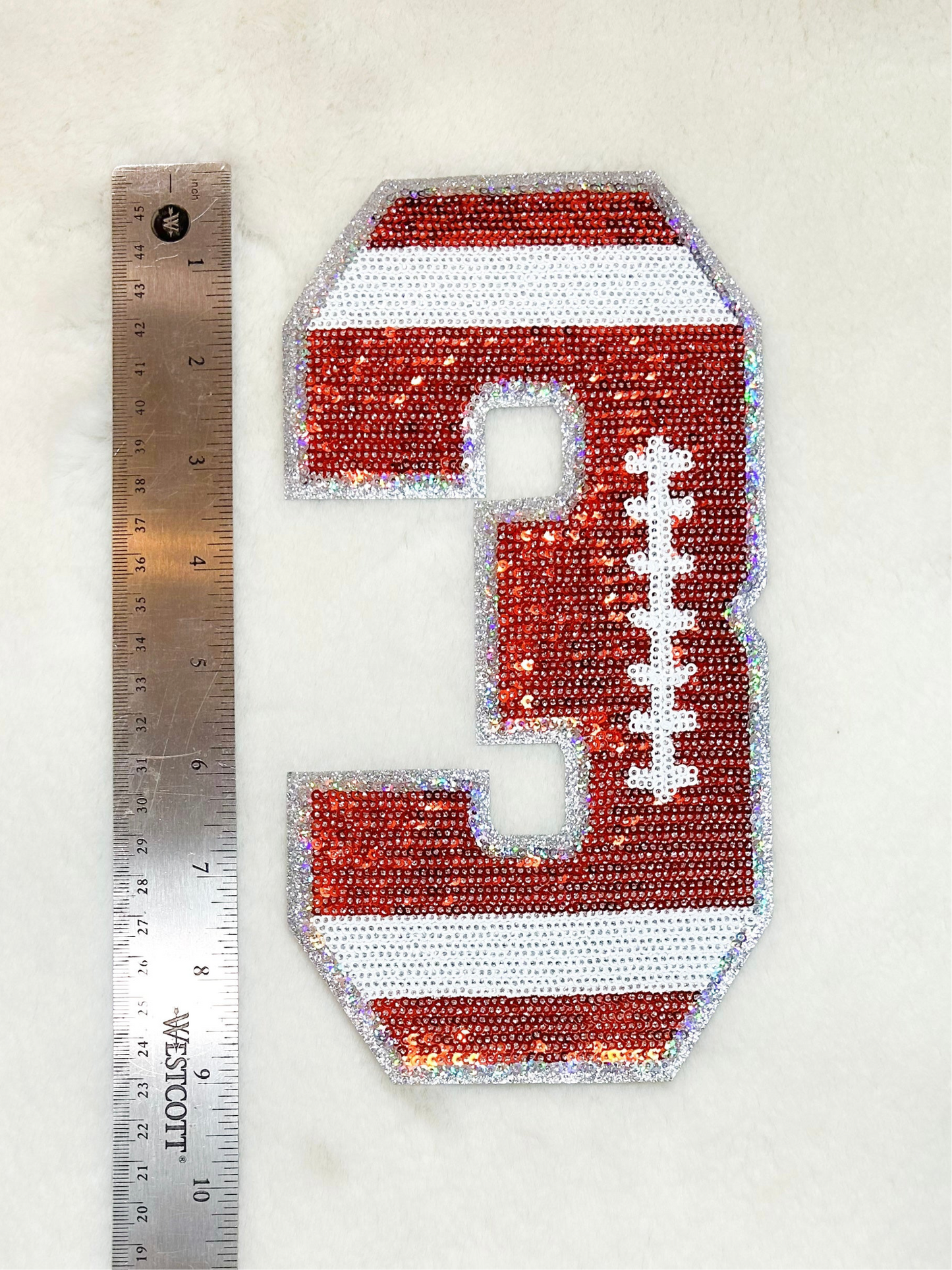 Patch- Football Number 3