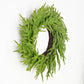 24in Twig Wreath-Soft Touch Evergreen Norfolk Pine