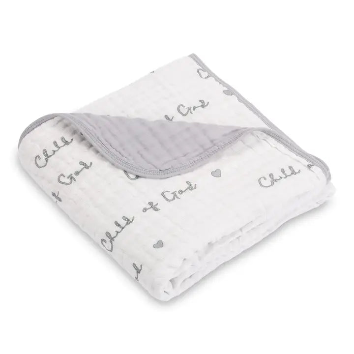 Lolly Banks Child of God Muslin Blanket