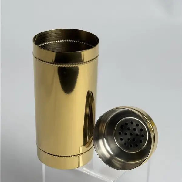 Beaded Gold Cocktail Shaker