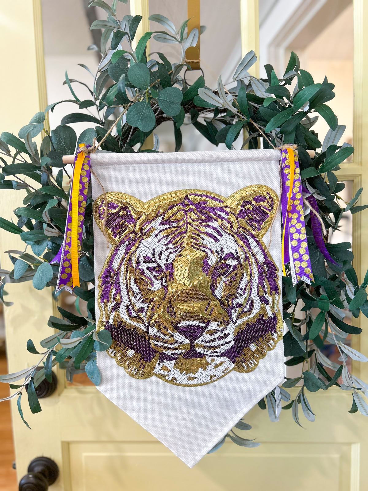LSU Tiger Door Banner