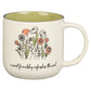 Mug Green/White Floral Sweet Friendship Prov. 27:9