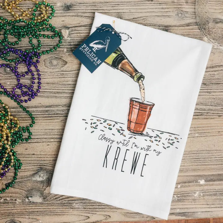 Classy Krewe Kitchel Towel