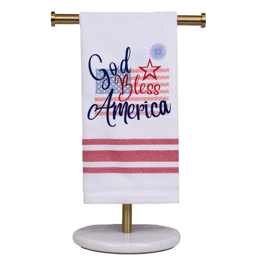 God Bless American Hand Towel
