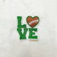 Patch- Green Love Football