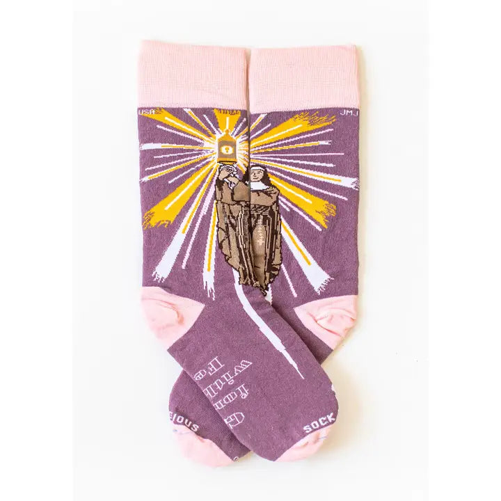 St. Clare of Assisi Adult Socks