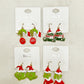 A Green Christmas Grinch Earrings