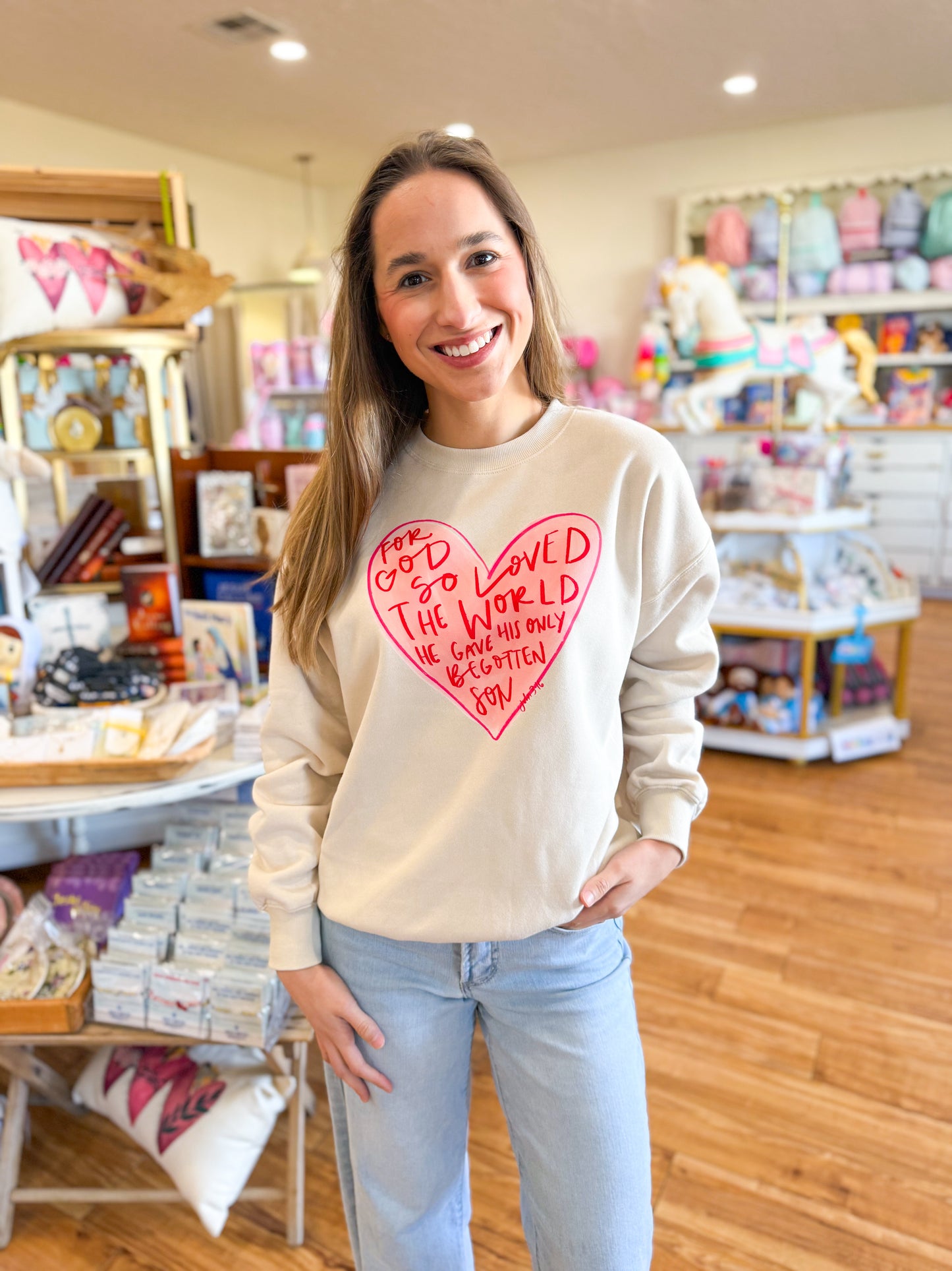 Sample- For God So Loved Sweatshirt