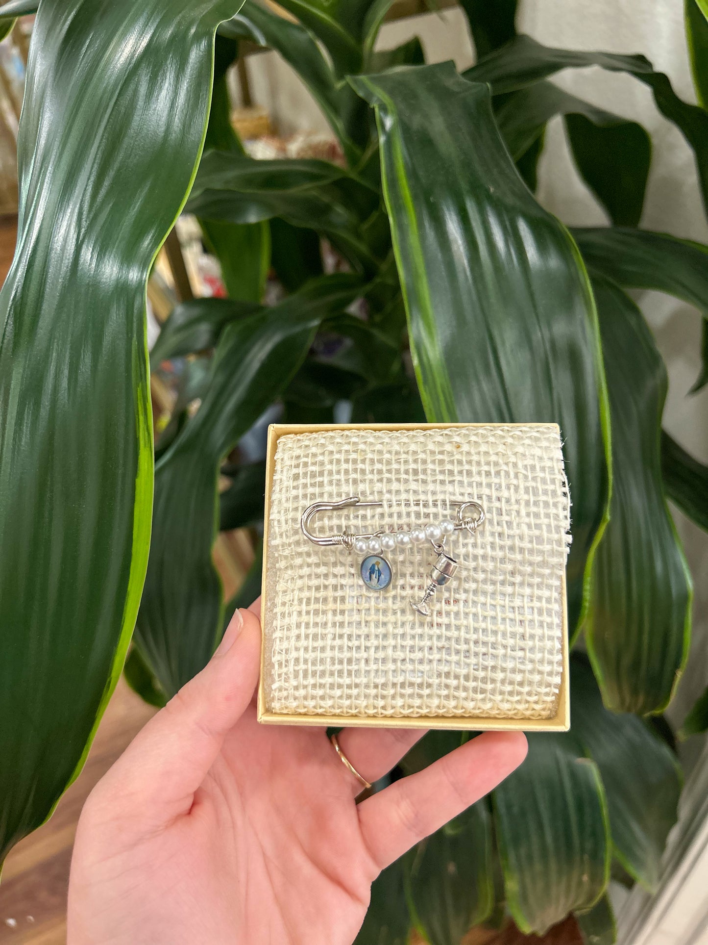 Open Book by Bri First Communion Pin