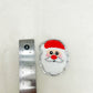 Patch-Small Santa With Silver Sequin Outline