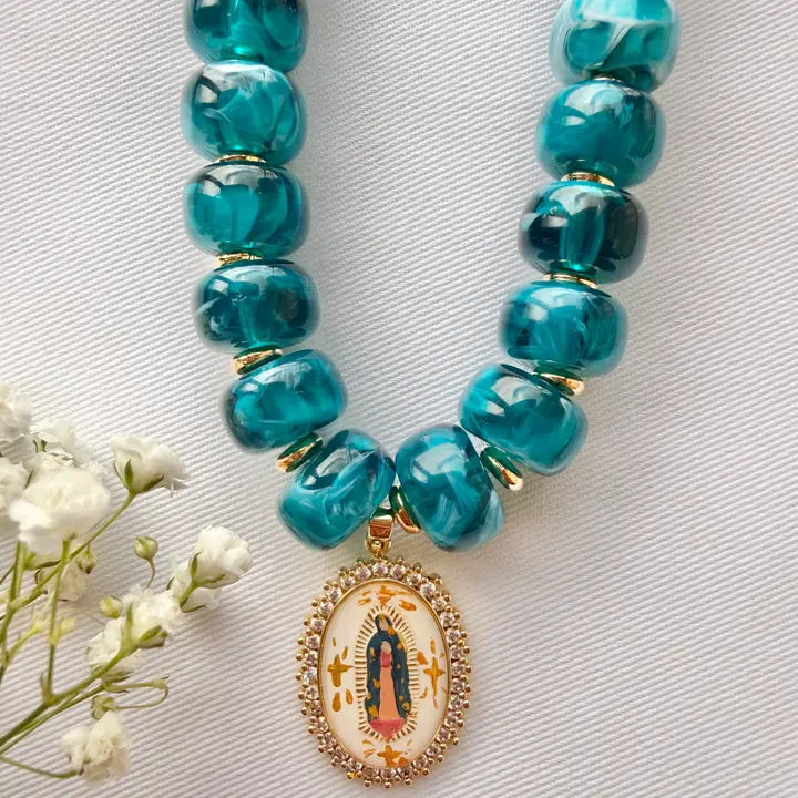 Our Lady of Guadalupe’s Jewels Beaded Necklace- Harleigh Leonards