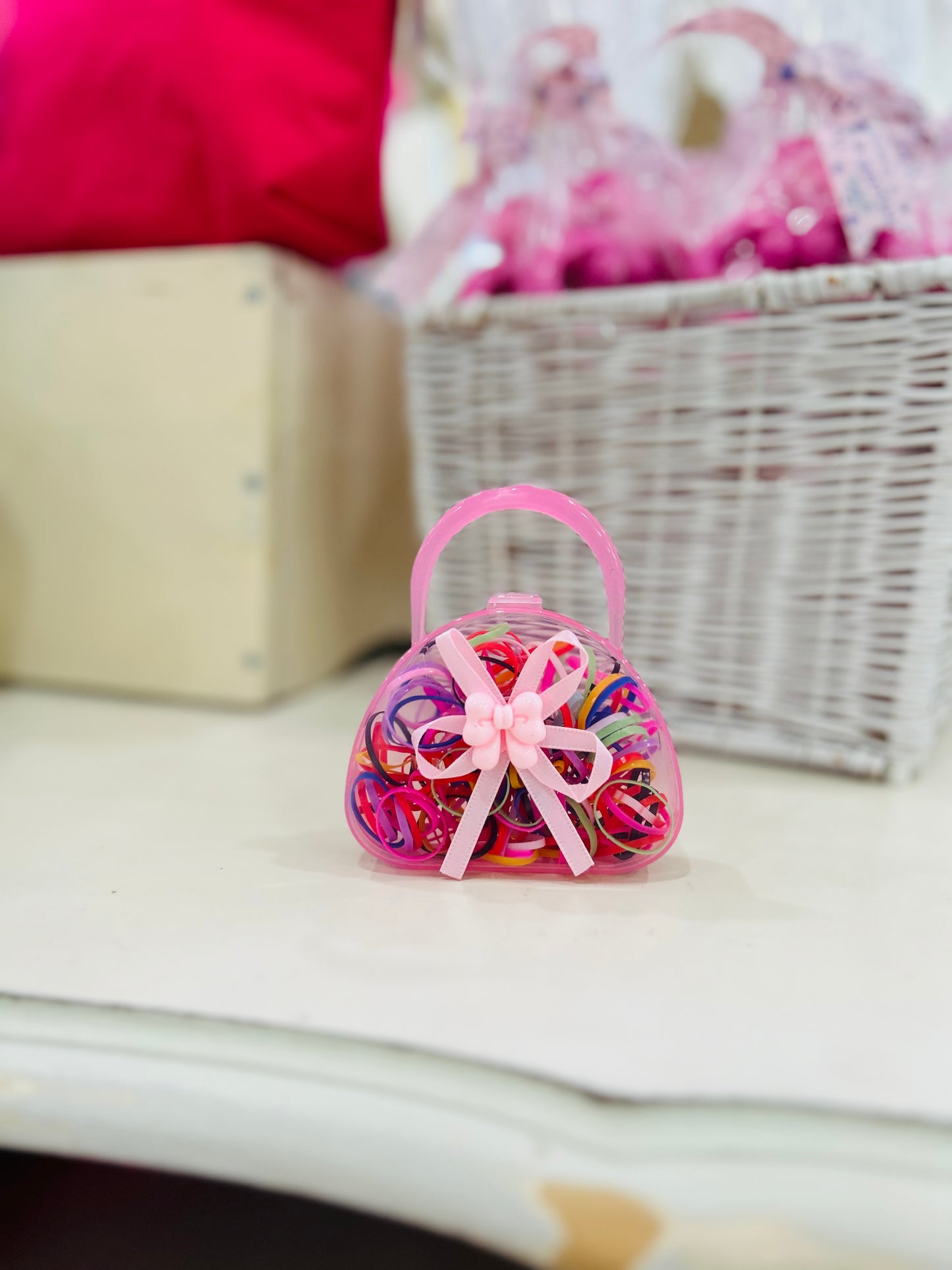 Rubber Band Plastic Purse